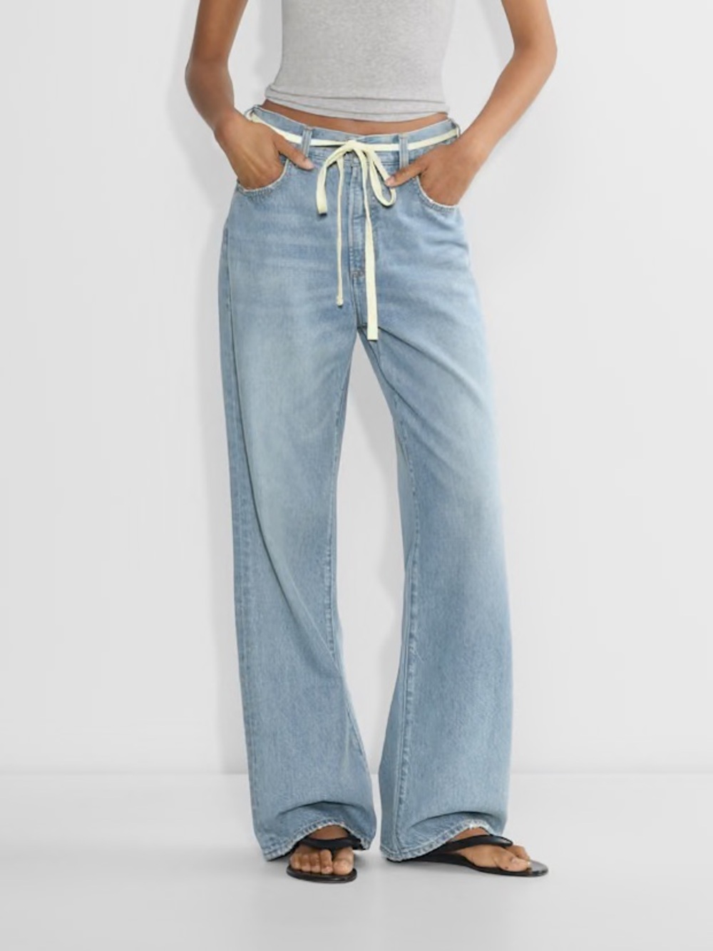 Denim Forum The 90’s So-Soft Low Rise Baggy Jean Size 30 Vintage Bleu Bottle NWT